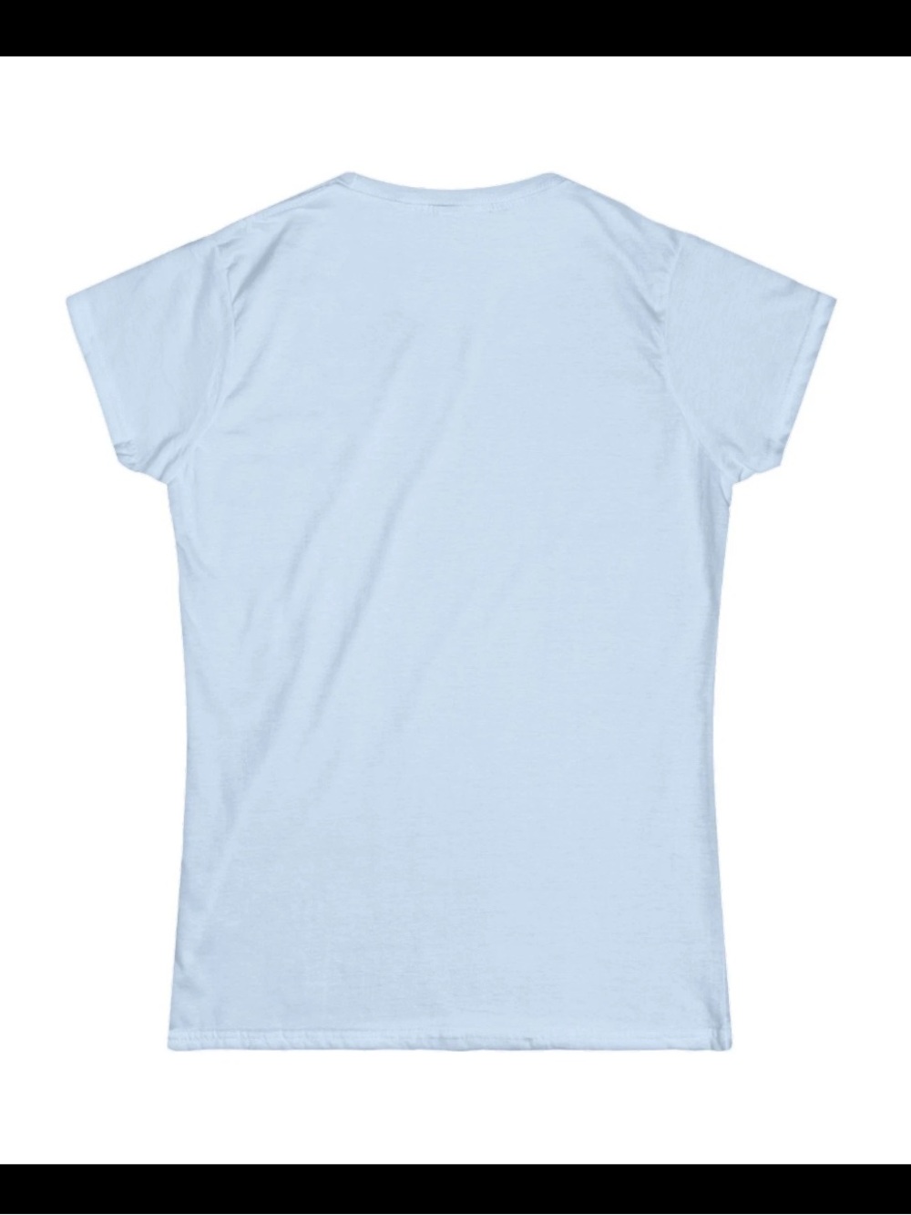 Gildan Light Blue Tshirt with Pink & Green Sardines Can Graphic - Picture 2 of 3